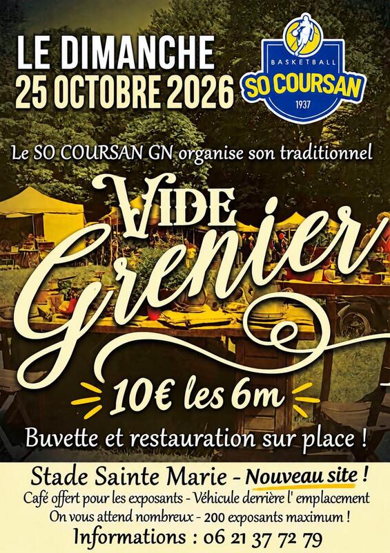 Vide grenier du so coursan grand narbonne basket