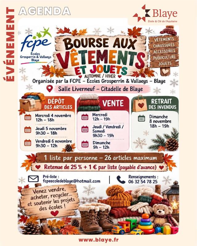 Bourse aux vêtements et jouets