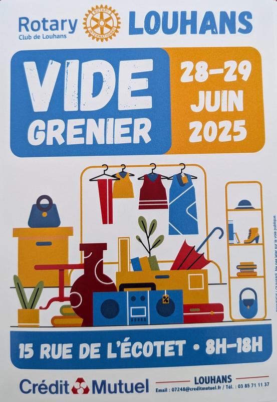 Vide grenier du rotary