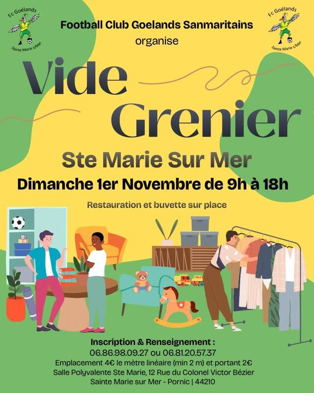 Vide grenier du fc goélands
