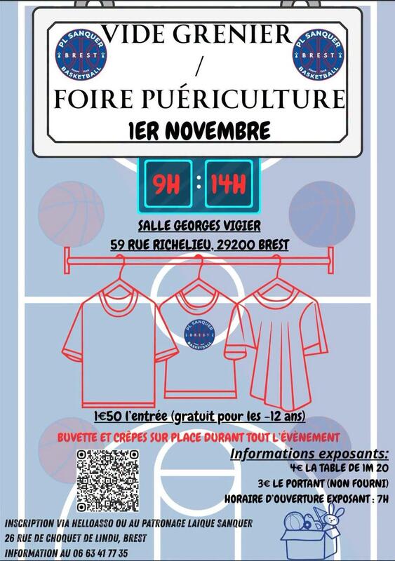 Vide grenier et foire à la puériculture - pl sanquer