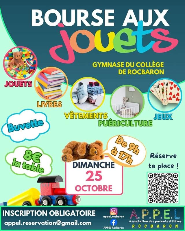 Bourse aux jouets, vêtements et puériculture