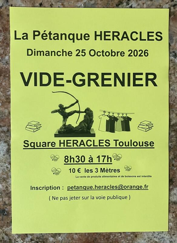 Vide grenier de la pétanque