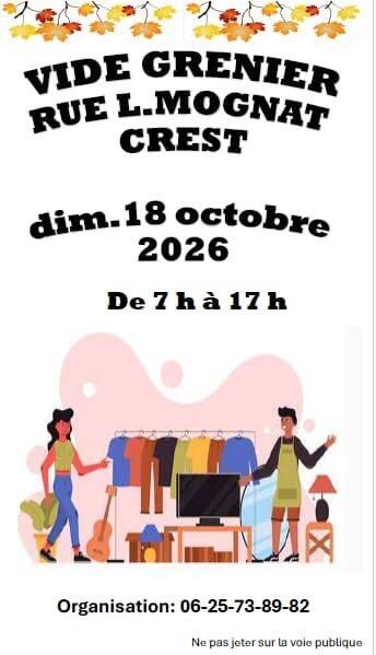 Vide grenier de la rue mognat