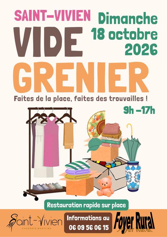 Vide grenier du foyer rural