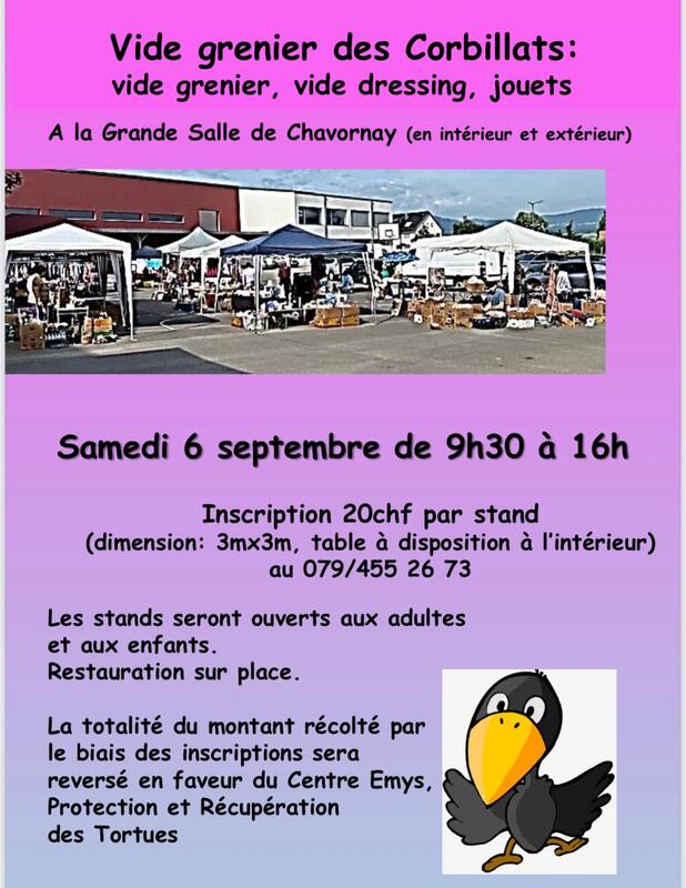 Vide grenier des corbillats