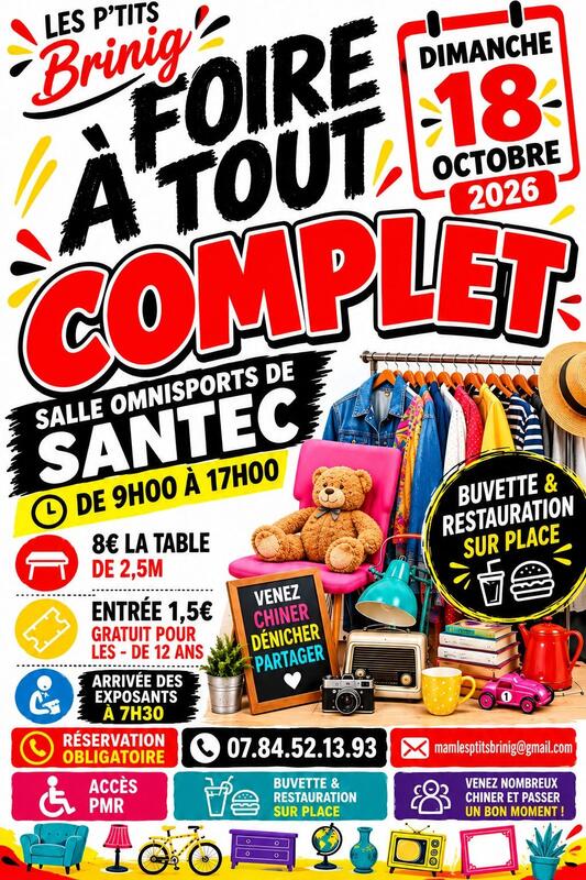 Foire à tout - association les p'tits brinig