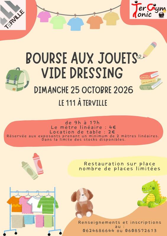 Bourse aux jouets - vide dressing