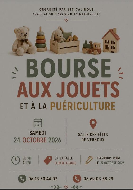 Bourses aux jouets et puériculture