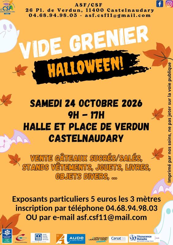 Vide grenier d'halloween