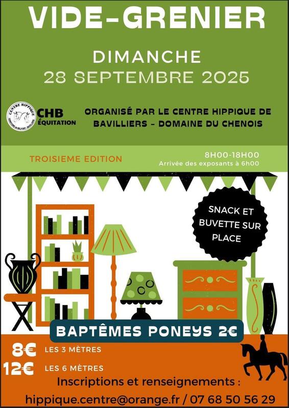 Vide grenier du centre hippique