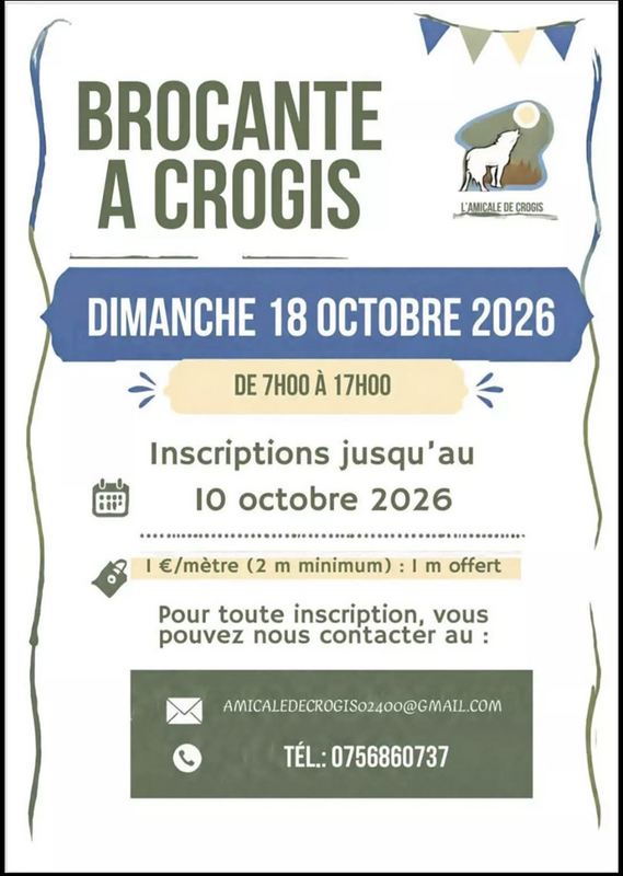 Brocante de crogis