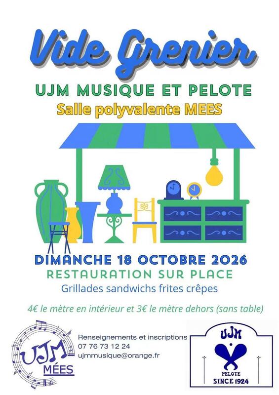 Vide grenier de l'ujm musique et pelote