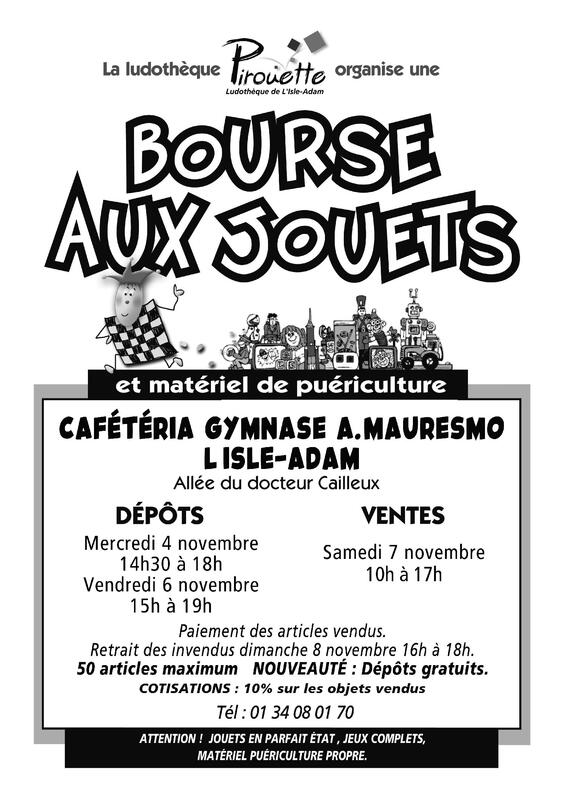 Bourse jouets et puériculture