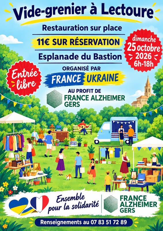 Vide-greniers au profit de france alzheimer
