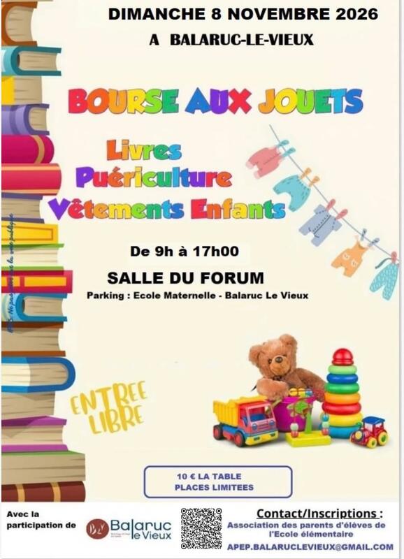 Bourse aux jouets - vêtements - puériculture - livres