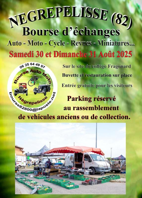 Bourse d'échanges auto, moto, cycles et miniatures