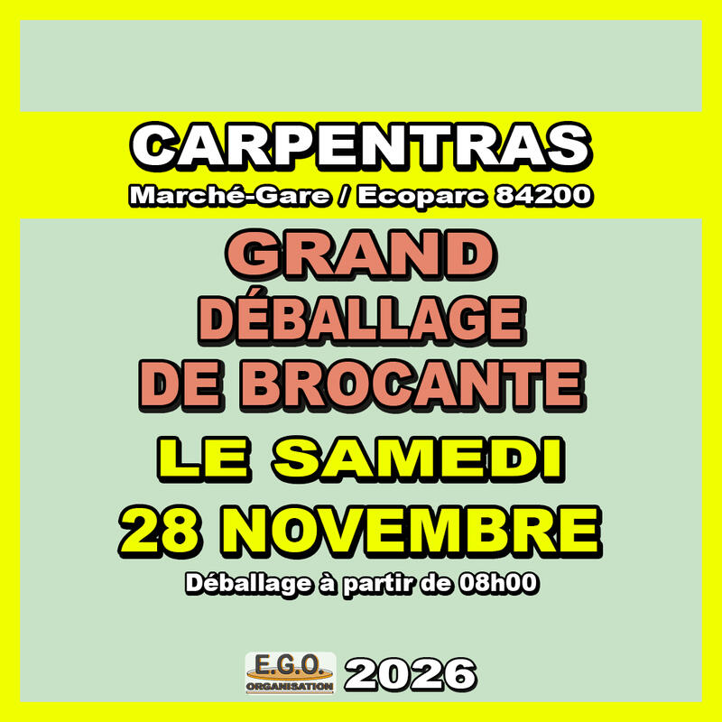 Grand déballage de brocante
