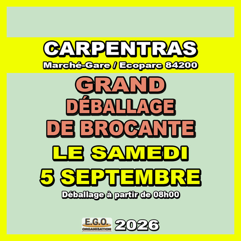 Grand déballage de brocante