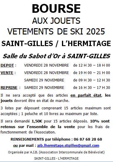 Bourse aux jouets et articles de ski