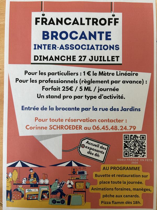 Brocante inter-associative
