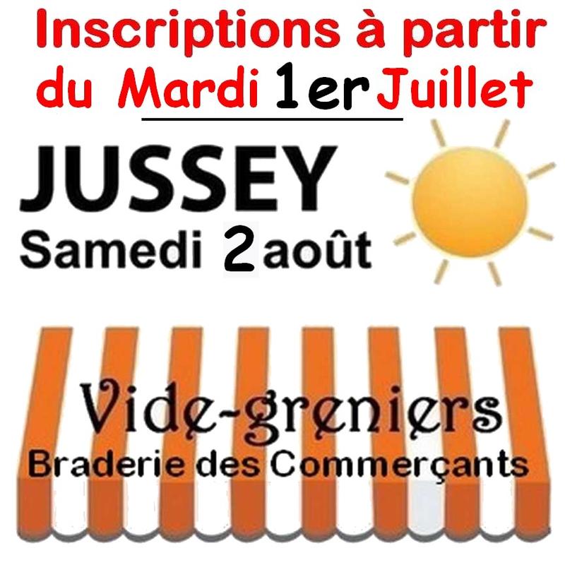 Braderie - vide grenier des commerçants de jussey