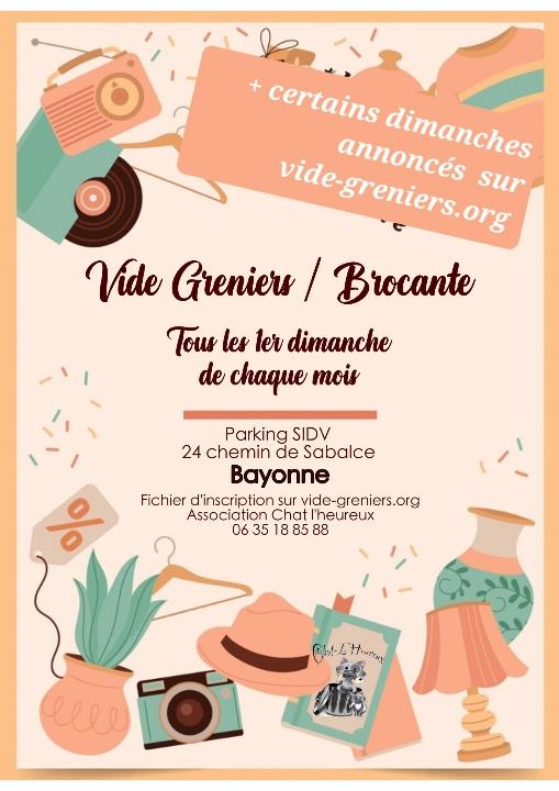 Vide-greniers de l'association chat-l'heureux