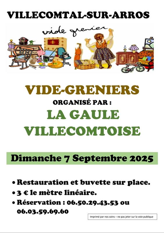 Vide grenier de la gaule villecomtoise