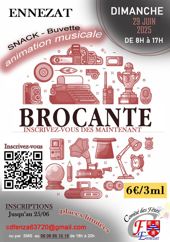 Vide grenier du cdfe