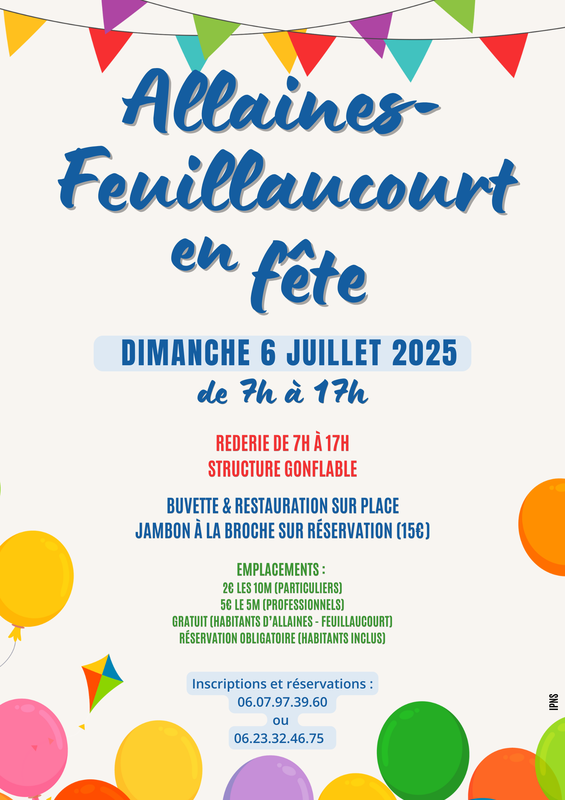Vide grenier - fête du village