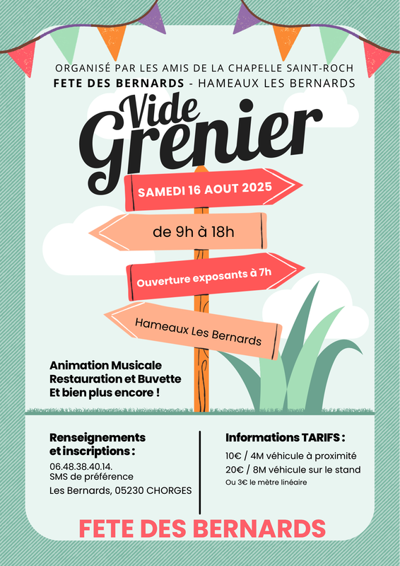 Vide grenier de la fête des bernards