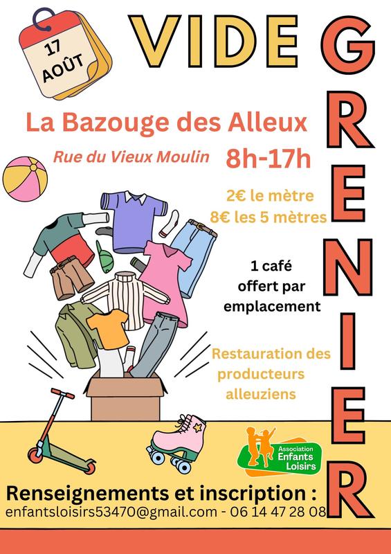Vide grenier - marché des producteurs locaux