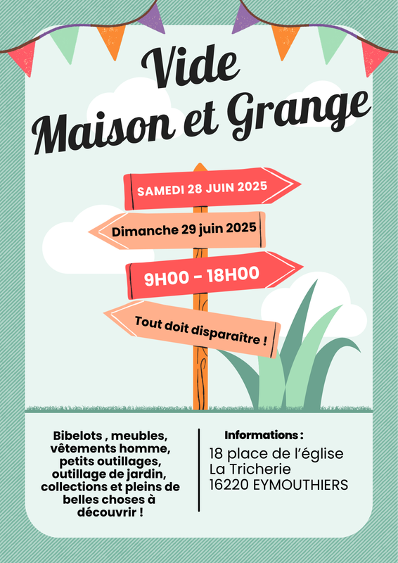 Vide maison et grange