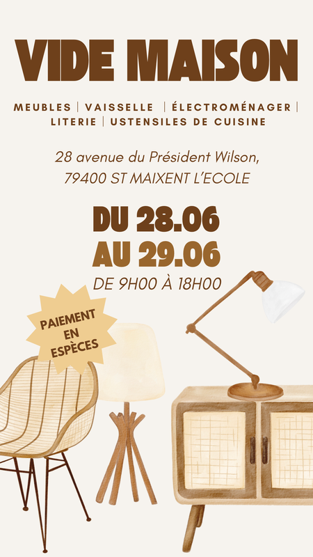 Vide maison