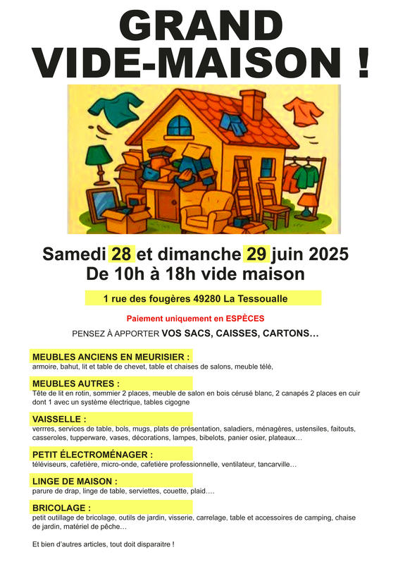 Vide maison