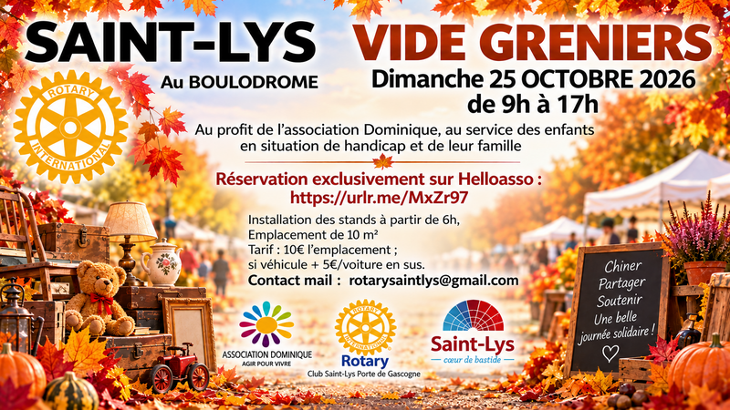 Vide-greniers du rotary club