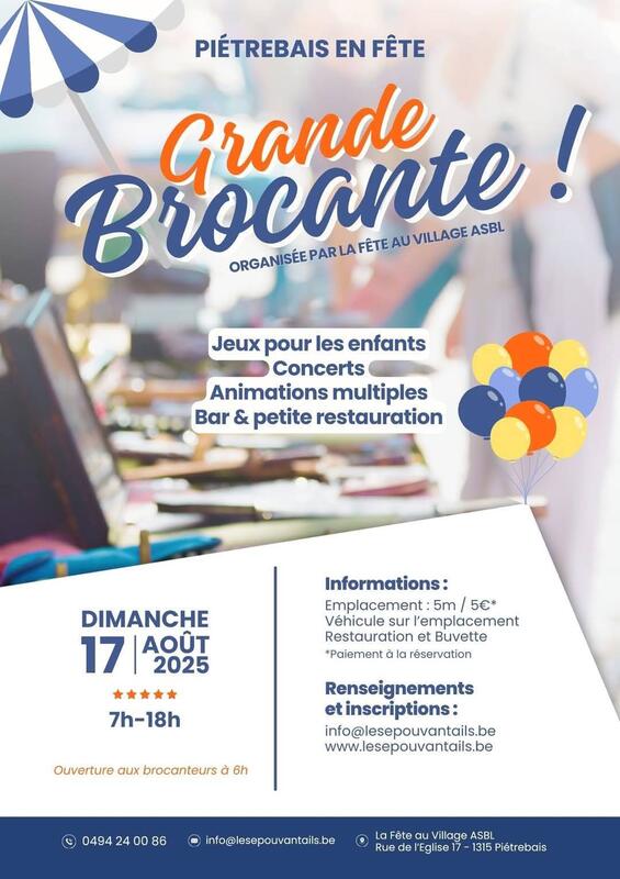 Grande brocante de piétrebais