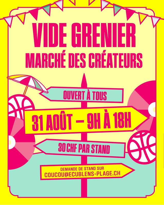Vide grenier - marché des créateurs
