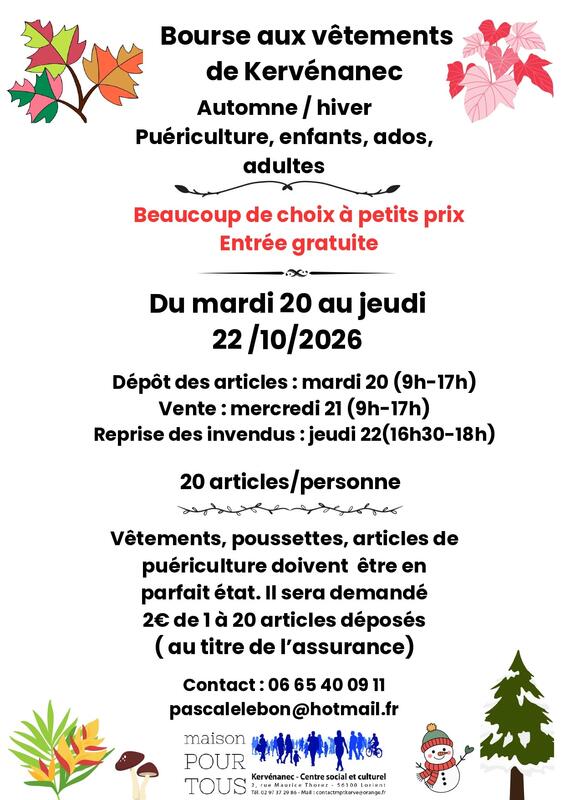 Bourse aux vêtements - puériculture