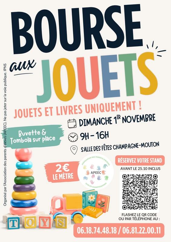 Bourse aux jouets et livres