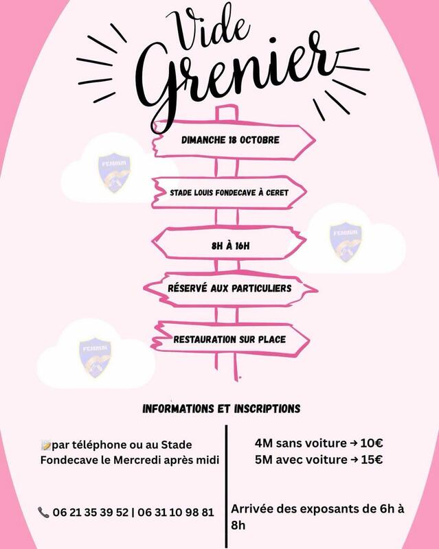Vide grenier du rugby feminin vallespir