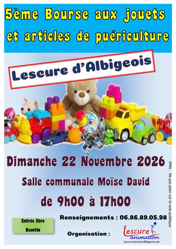 5ème bourse aux jouets - puériculture