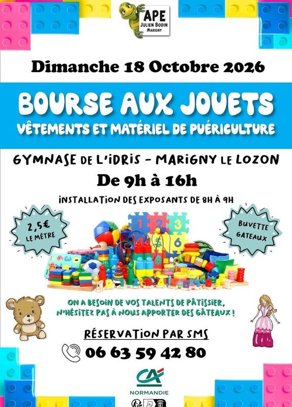 Bourse aux jouets, vêtements et puériculture