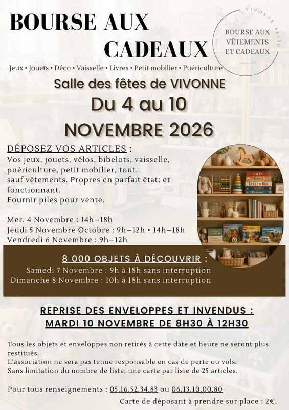 Bourse aux cadeaux