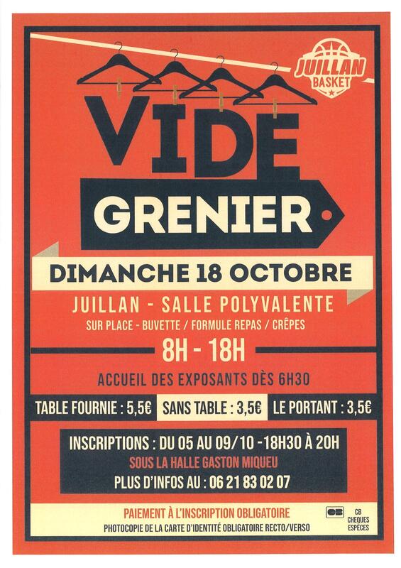Vide grenier du basket