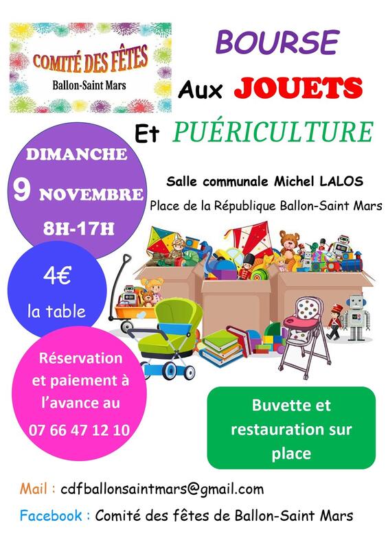 Bourse aux jouets - puériculture