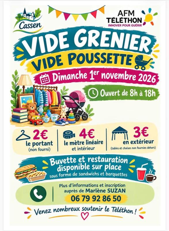 Vide grenier - vide poussette