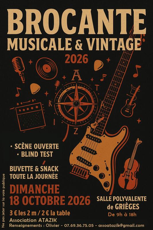 Brocante musicale et vintage