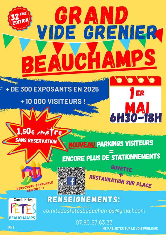 Vide grenier du 1er mai