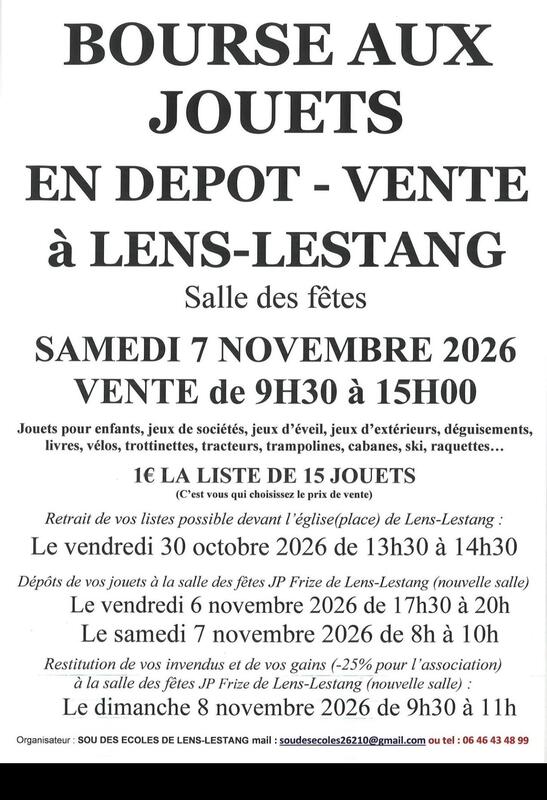 Bourse aux jouets
